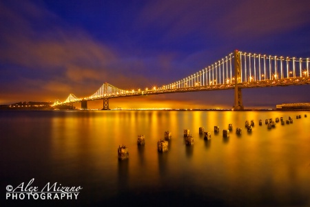 CLOUDY NIGHT AT SF BAY