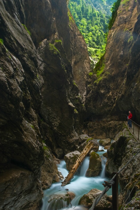 A Moment in Hollentaklamm Gorge