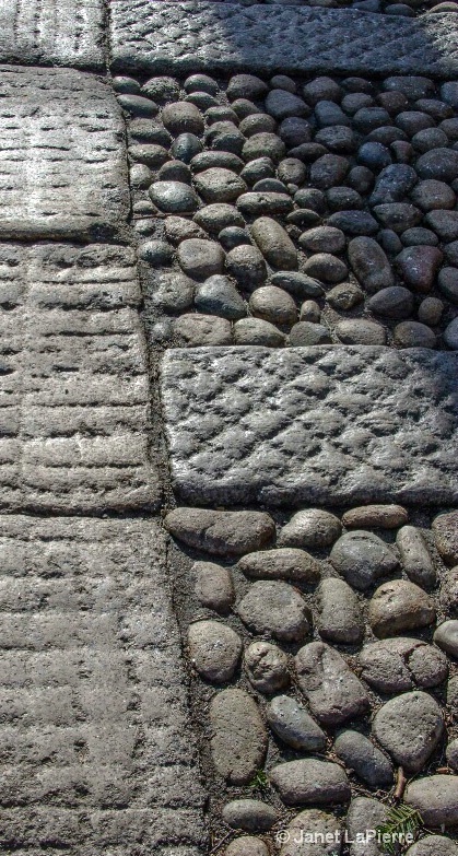 Stone driveway 