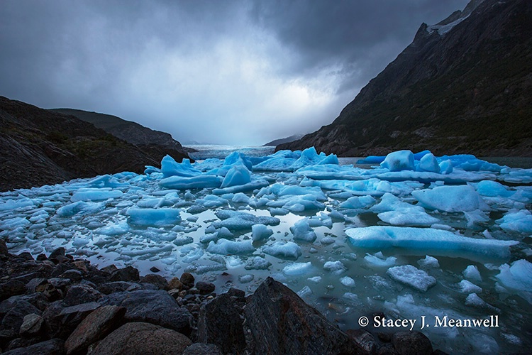 The Bluest Gray Lake in the World, Patagonia - ID: 13799837 © Stacey J. Meanwell