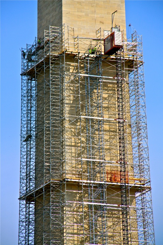 Repairing the Washington Monument