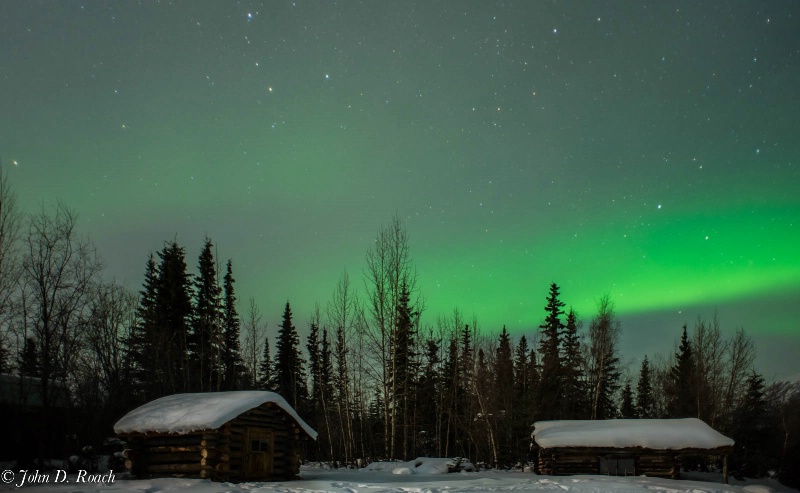 Northern Lights in Wiseman -- Wide Angle Comp - ID: 13820998 © John D. Roach