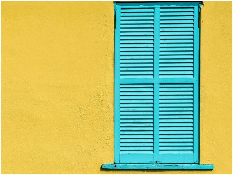 Turquoise Shutters