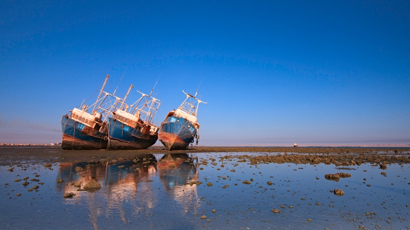 Stranded Boats