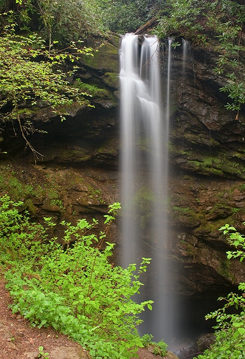 Rainbow Cave Falls 2, GSMNP White Oak Sinks - ID: 13833832 © Donald R. Curry