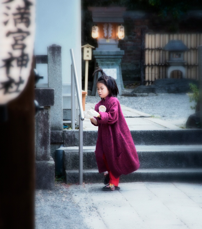 A pretty little Japanese girl