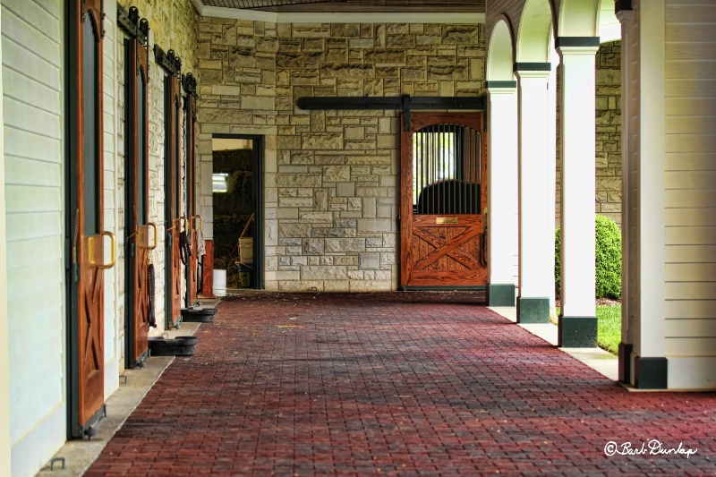 Gainesway Farm stables 