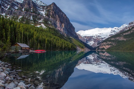 A Lake Louise Mirror