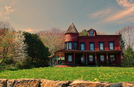Red House on the Hill