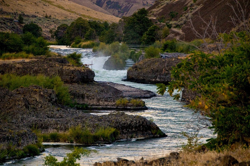 Sherar's Falls at Sunrise