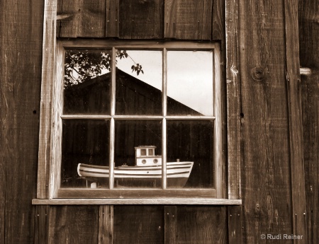 Boat in the window