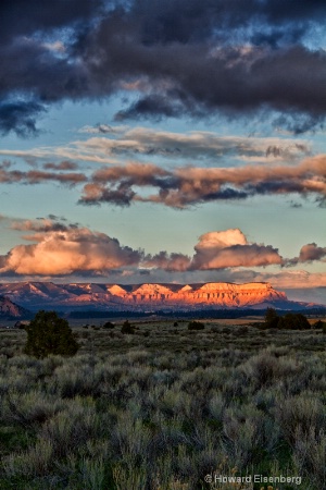 Roadside sunset