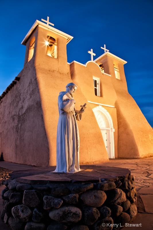 Evening at the Church - ID: 13909312 © Kerry L. Stewart