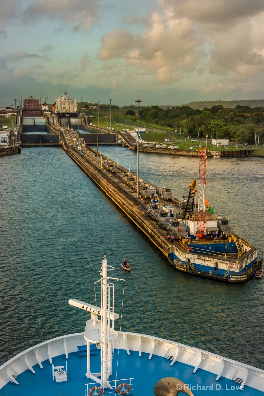 Entering the Panama Canal