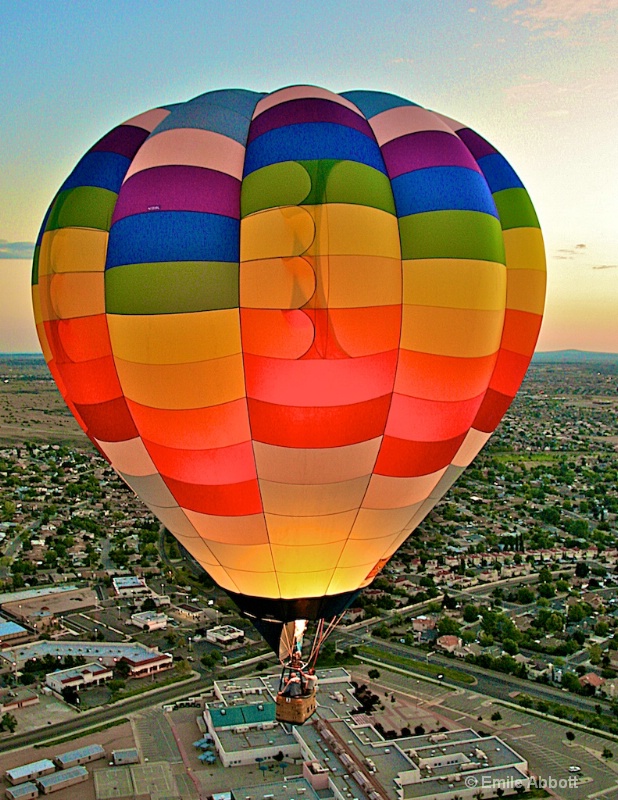 Hot Air Ballooning over Albuquerque - ID: 13915202 © Emile Abbott