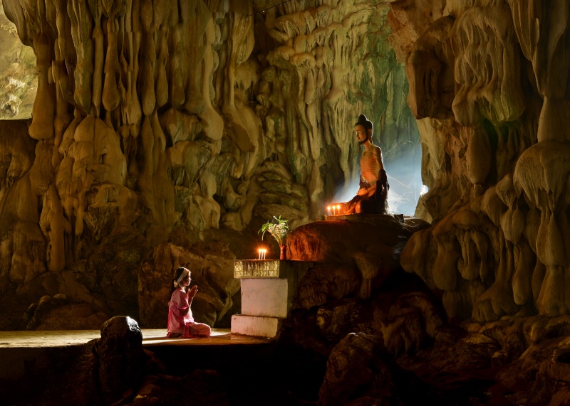 blessing in cave
