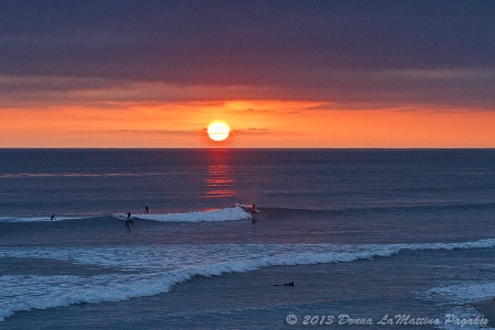 Surfing at Day's End 