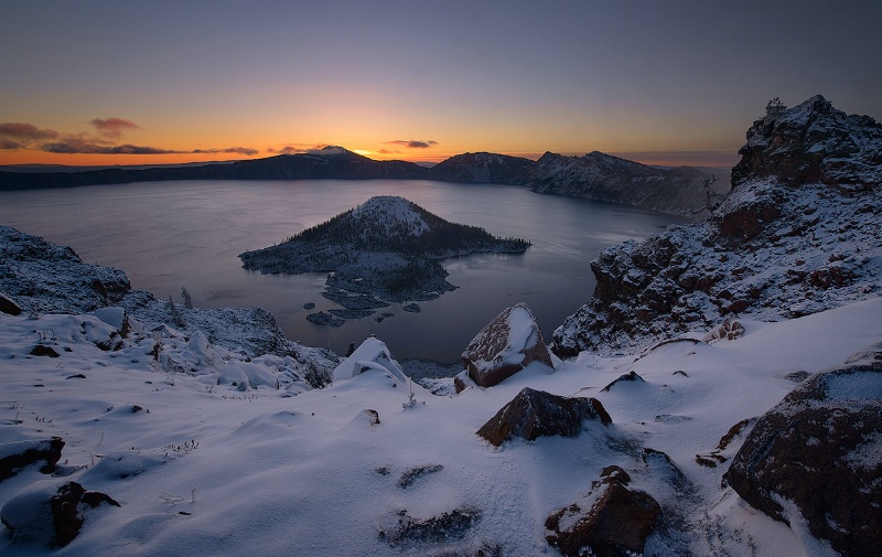 Crater Lake Dawn