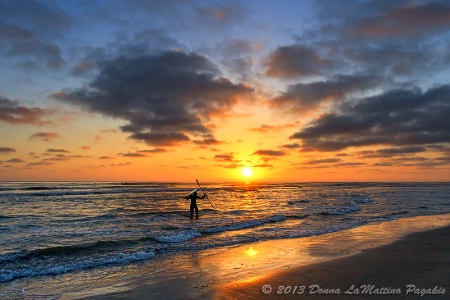 Cardiff Paddle Boarder 