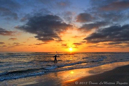 Cardiff Paddle Boarder 