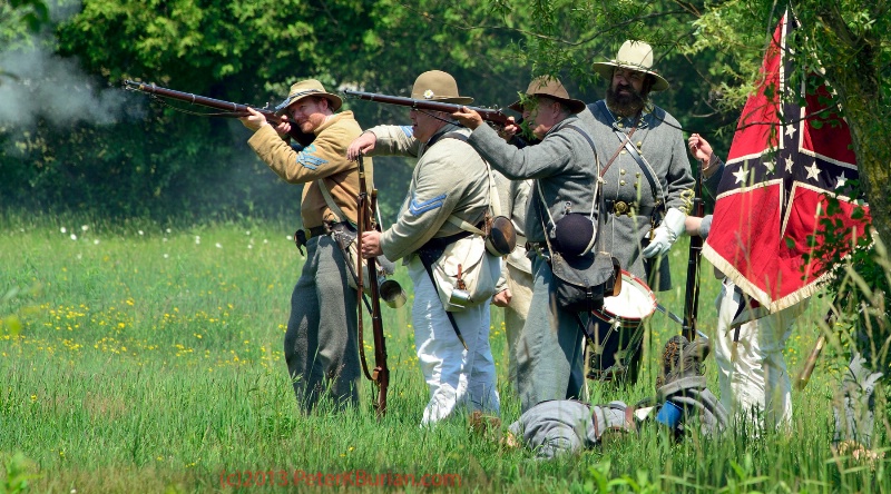 Civil War re-enactors