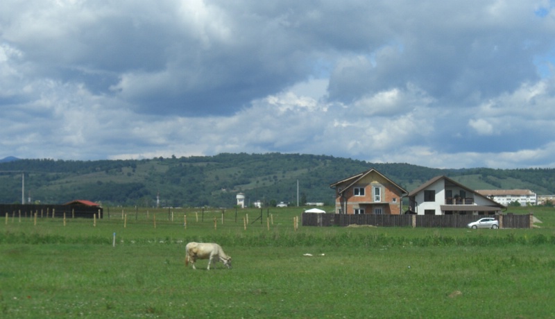 Romanian countryside on way to Bucharest