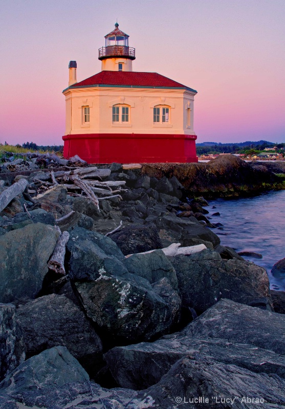 Sunset at Coquille River Lighthouse