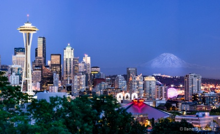 Seattle Twilight from Kerry Park