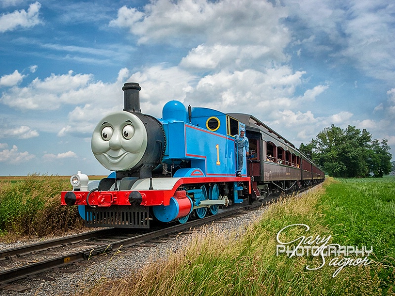 Thomas the Tank Engine at Strasburg Pa.