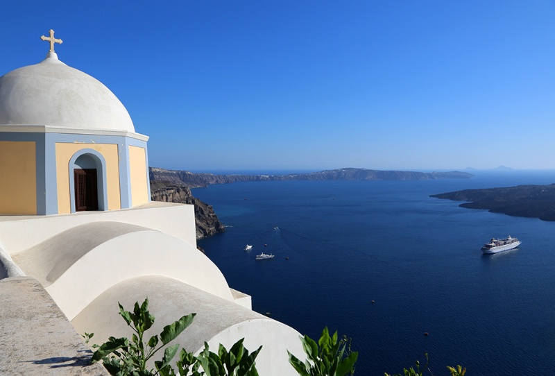 View from Santorini, Greece