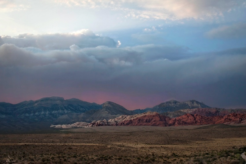 Sunset at Red Rock Canyon