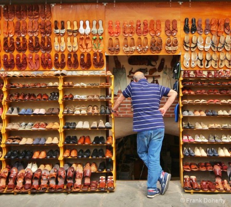 Shoes for Sale, Florence Italy Market