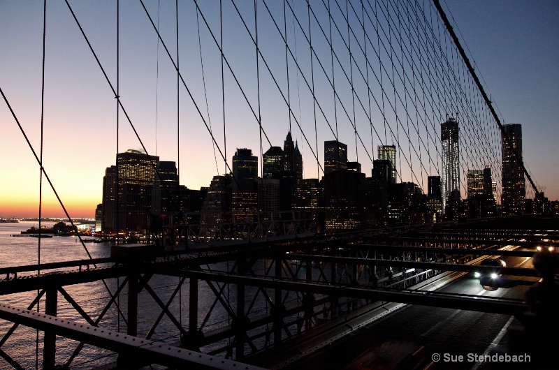 From Brooklyn Bridge at Sunset - ID: 13972071 © Sue P. Stendebach