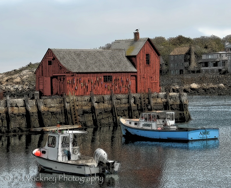Motif #1 With An Impressionistic Touch