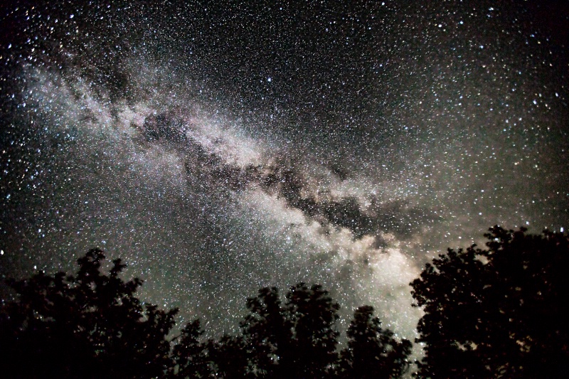 Milky Way at Palouse Falls 3108