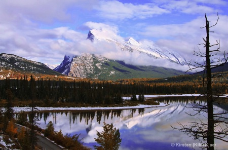 Mount Rundle And Vermilion Lakes