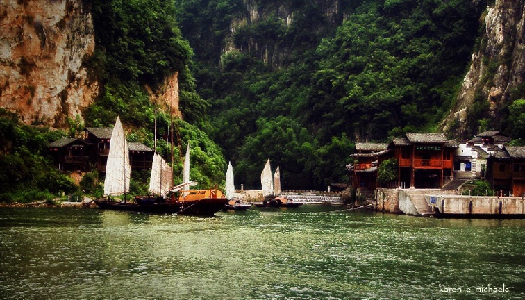 Village Along the Yangtze - ID: 13982281 © Karen E. Michaels