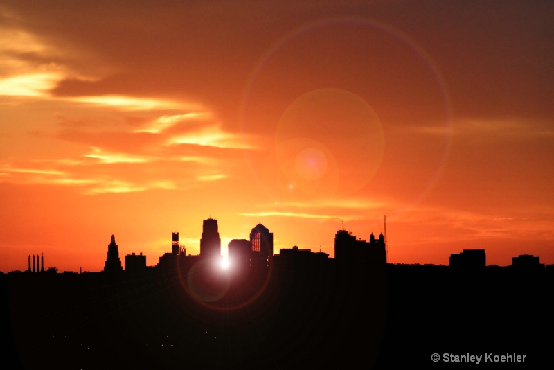 Sunset in Kansas City