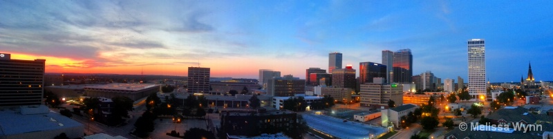 Sunset Downtown Tulsa