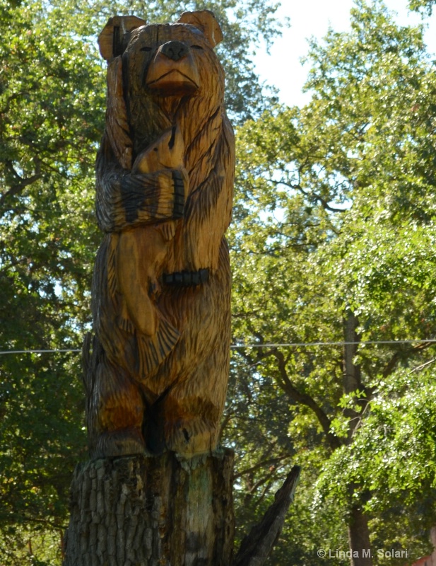 Bear Totem Pole