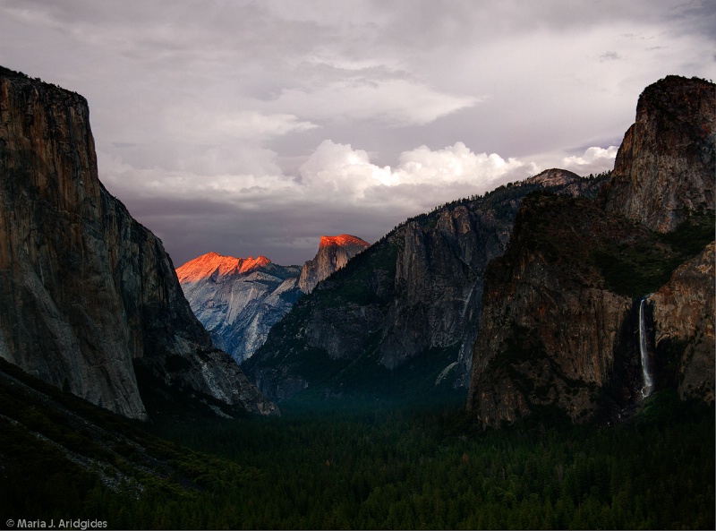 Yosemite - Inspiration Point sunset