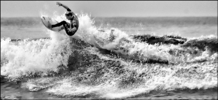 Wave Rider B&W