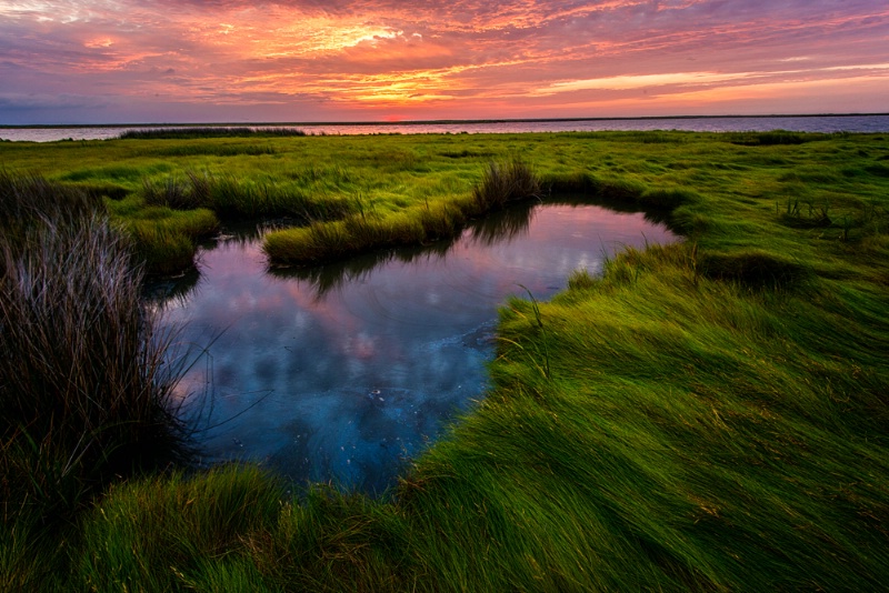 Smith Island Sunrise - ID: 14032214 © Bob Miller