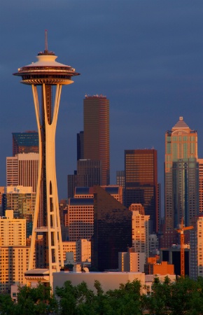 Space Needle Sunset