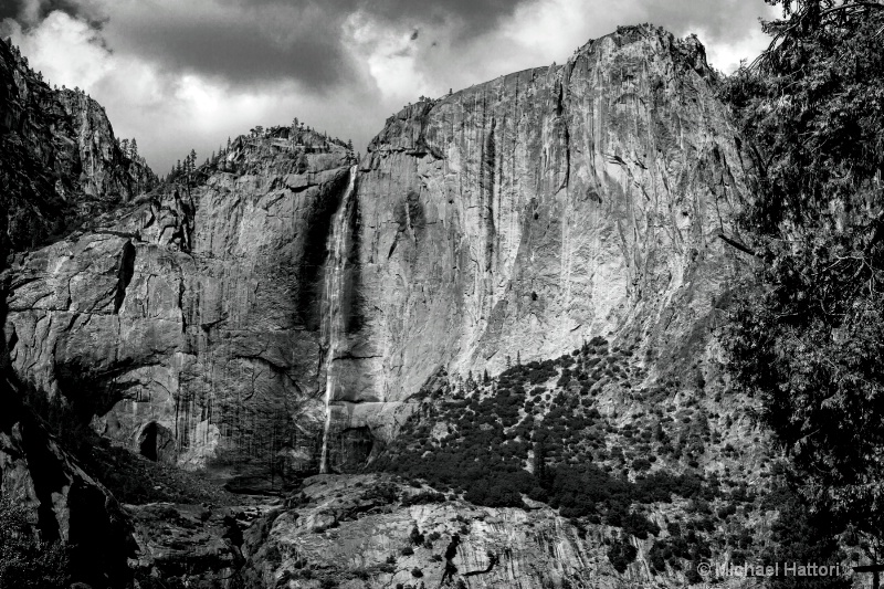 Upper Yosemite Falls in Autumn