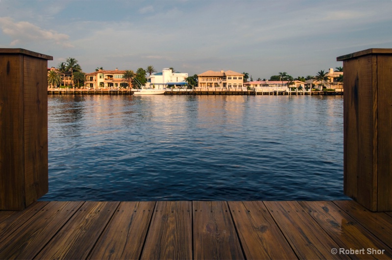Homes on the intracoastal