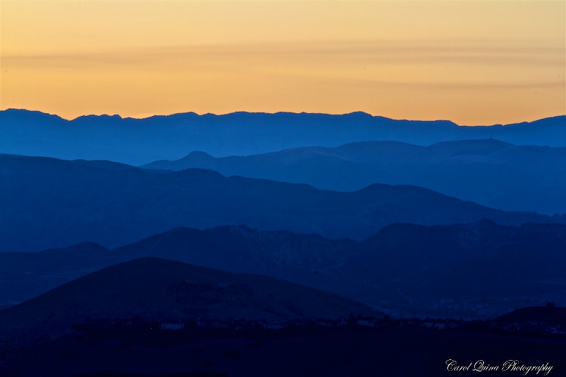 The Hills at Sunset