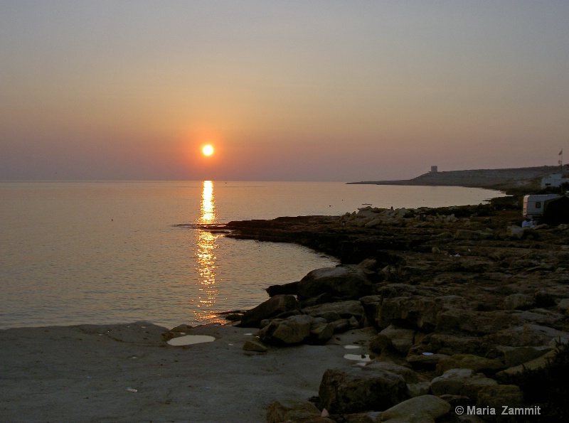 Sunrise at  Baħar iċ-Ċagħaq