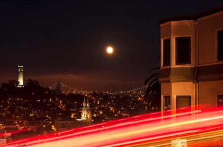 Zooming Down Lombard Street