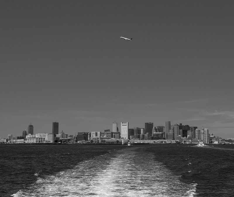 Leaving Boston By Boat and Plane